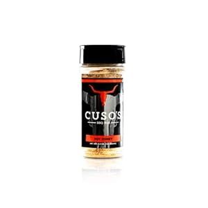 Cuso Cuts Great Tasting Hot Honey Seasoning Rub - Contains All Natural Ingredients - Spices & Rubs for Grill, BBQ & Marinade - 1 Count…