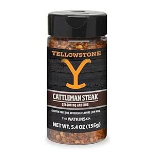 Yellowstone Cattleman Steak Seasoning and Rub, 5.4oz