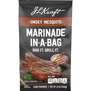 J.L. Kraft Marinade-In-A-Bag Smoky Mesquite Liquid Marinade (12 oz Bag)