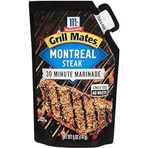 McCormick Grill Mates Montreal Steak 30 Minute Marinade, 5 oz (Pack of 6)